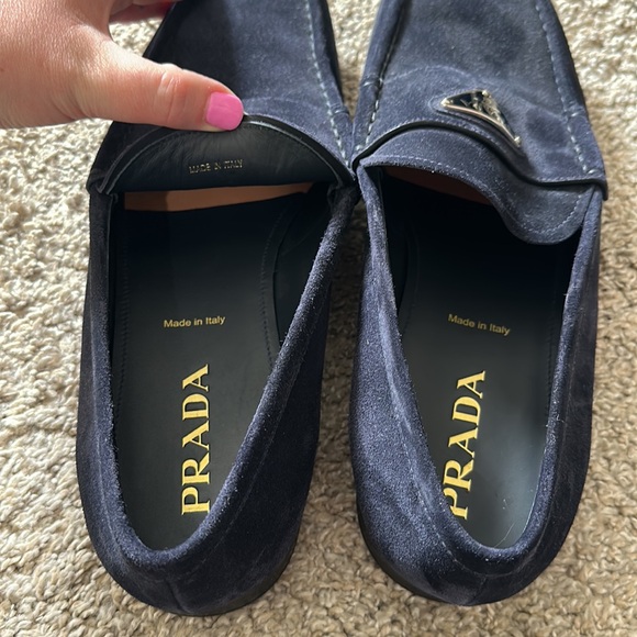 Authentic PRADA slip on loafer men's size 10 - Picture 2 of 8